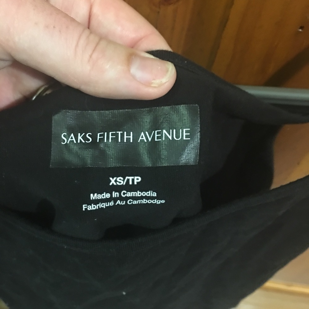 ✨NWOT🖤SAKS🖤TANK🖤✨ - Picture 2 of 2